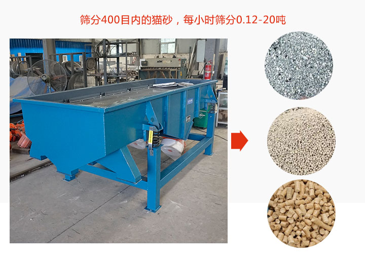 不同目數貓砂直線振動篩